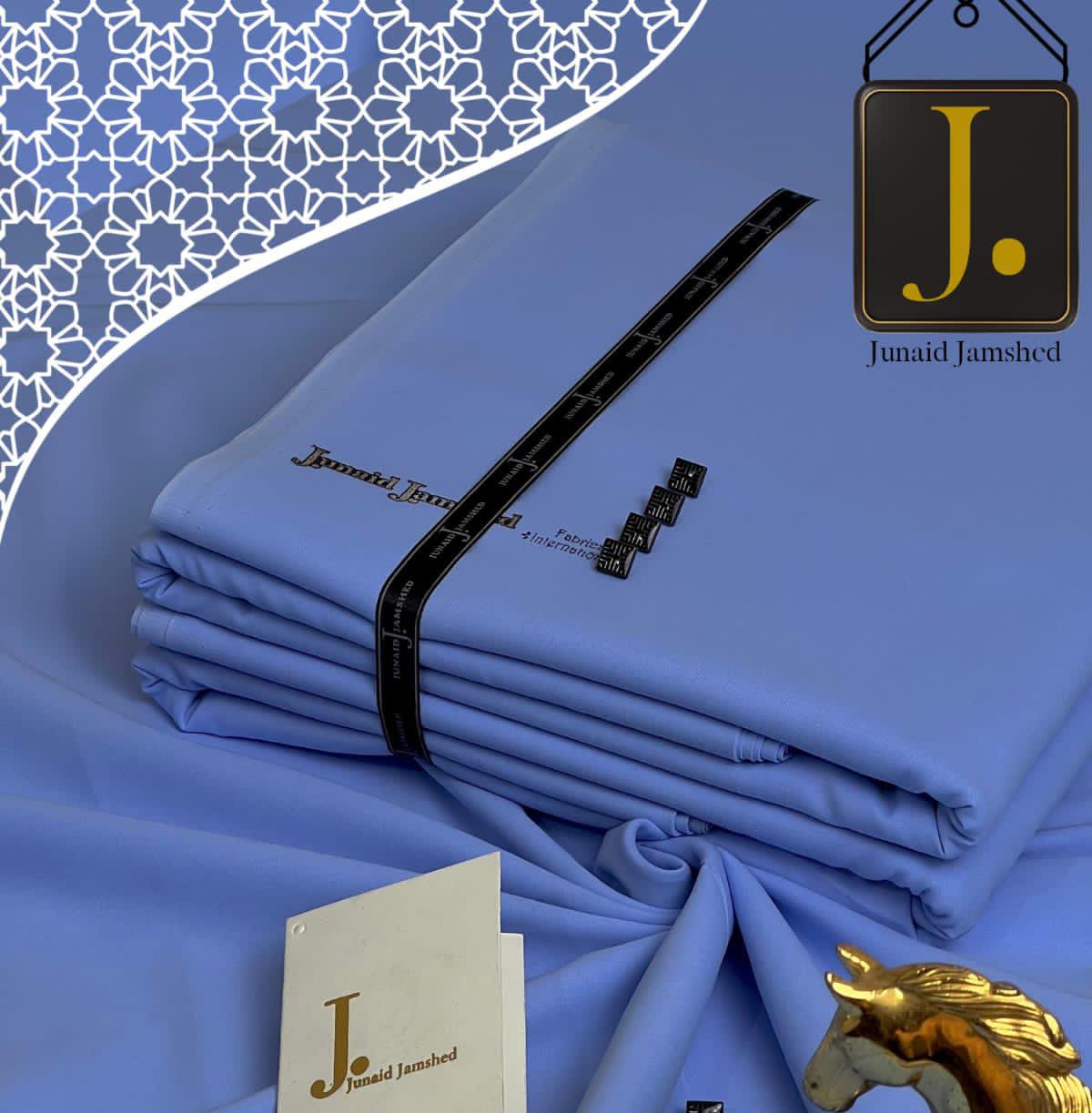 J. Premium Sky Blue Wash & Wear Suit for Men | Allow to Open Parcel