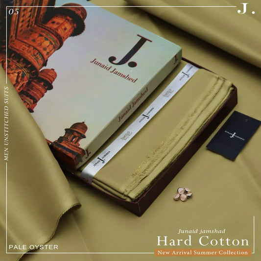 J. 100%Cotton-Pale Oyster-Unstitched Men's Wear | Best For Summer