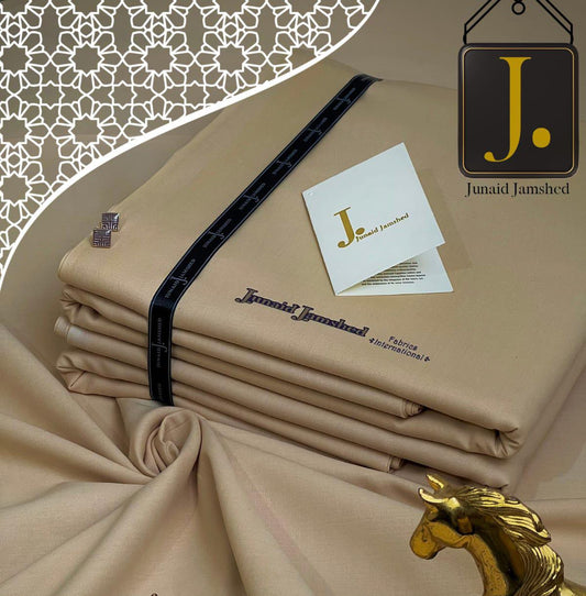 J. Premium Gold Beige Wash & Wear Suit for Men | Allow to Open Parcel